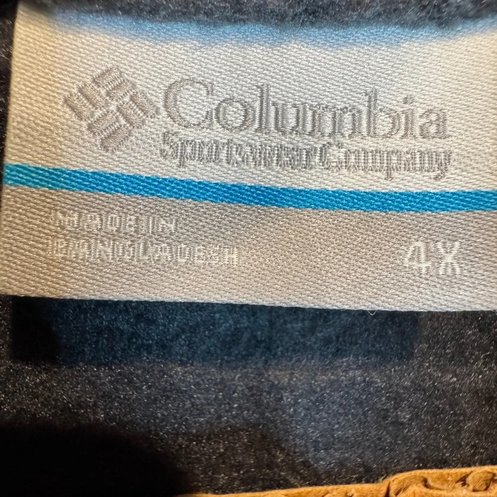 Columbia Mens Steens Mountain Fleece Vest Dark Gray 4X AS1535 Full Zip Layering